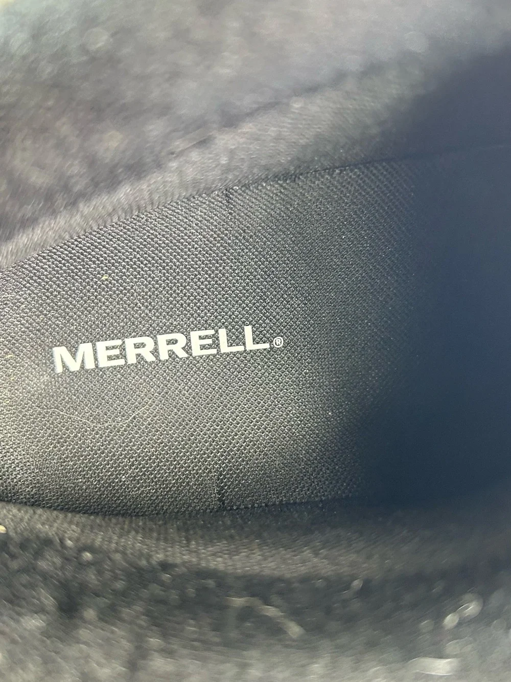 Merrell Moab 3 Beluga Gray Black Trail Hiking Sneaker Boot Men's Size 12 W Wide
